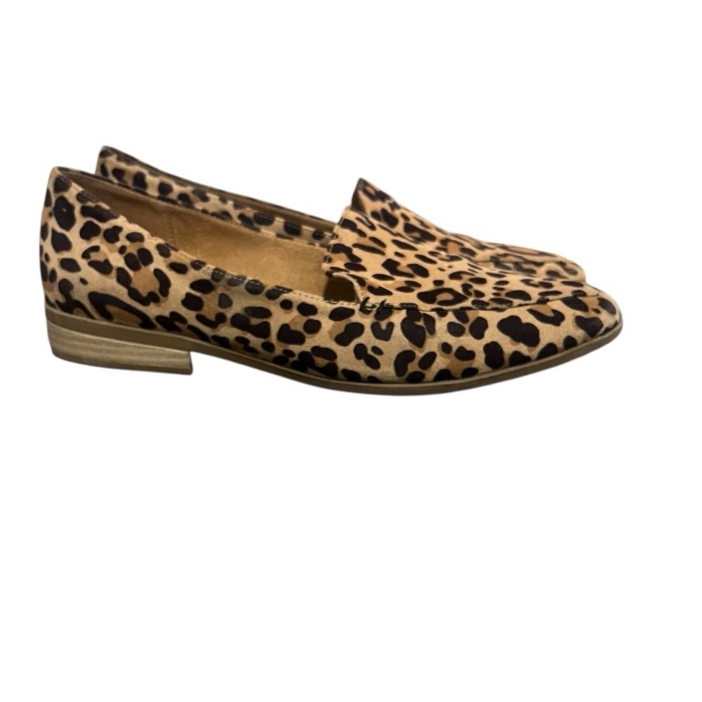 Dr. Scholl's Leopard Print Flats Women's 10 Be Energized Foam Technology